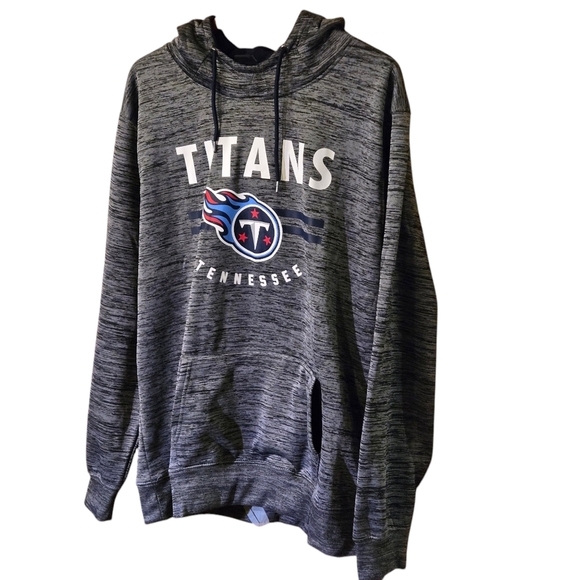 NFL Tennessee Titans Team Apparel Women XXL Mottled Gray/Silver Hoodie Sweatshrt - Picture 4 of 16